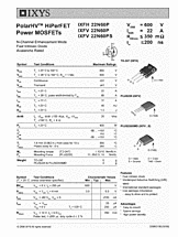 DataSheet IXFH22N60P pdf